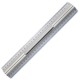 Aluminium Ruler, 30cm with grip, right and left hand