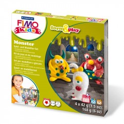 Fimo Kids komplekts Form & Play Monster, Staedtler