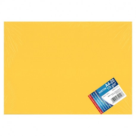 Krāsains papīrs A4 170g/m² 20 gab., Kreska