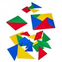 Prāta spēles figūras Tangrams, Linex