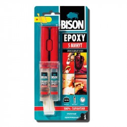 Caurspīdīga epoksīdlīme Epoxy 5 min, Bison