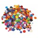 Coloured Paper Dots ⌀10–20mm 35g, Playbox