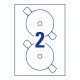 CD/DVD uzlīmes L8676, Avery Zweckform