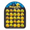 Glass Magnets, round-shaped ⌀35mm, Wedo