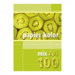 Krāsains papīrs Kolor Mix A4 80 g/m², Kreska