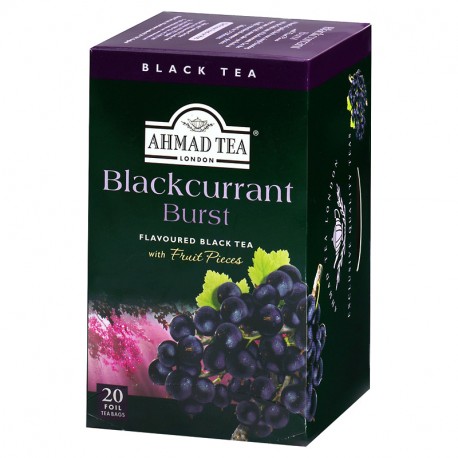 Aromatizēta melnā tēja Ahmad Blackcurrant Burst