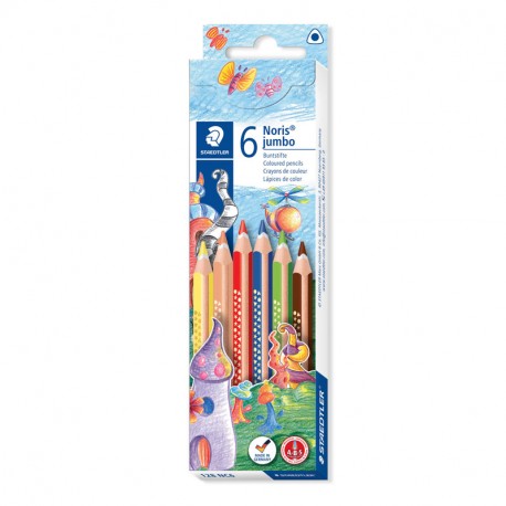 Krāsainie zīmuļi Noris Club Jumbo 128, Staedtler