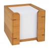 Piezīmju papīrs traukā Bamboo 9x9cm, Wedo