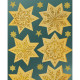 Uzlīmes 52808 (zelta zvaigznes ar sniegpārsliņu motīvu), Avery Zweckform