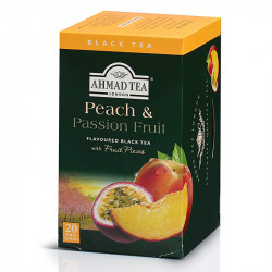 Aromatizēta melnā tēja Peach & Passion Fruit, Ahmad