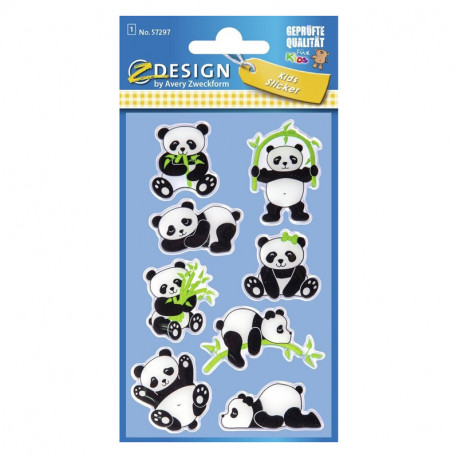 Uzlīmes 57298 (3D pandas), Avery Zweckform