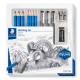 Zīmēšanas piederumu komplekts Mars® Lumograph® 100, Staedtler