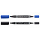 Universāls marķieris Lumocolor® permanent duo 348B, Staedtler