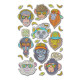 Stickers 57307 (3D Apes), Avery Zweckform