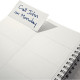 Leitz Executive Notebook A5 squared, wirebound with PP cover