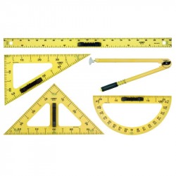 Linex tāfeles lineālu komplekts un statīvs