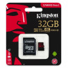 Atmiņas karte Kingston microSDHC Canvas React 32GB U3