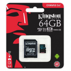 Atmiņas karte Kingston MicroSDXC 64GB UHS-I V30