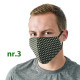 Washable Mens Face Masks 2 Ply 5 Pcs.