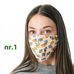 Washable Womens Face Masks 2 Ply 5 Pcs.