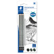 Ogles zīmuļi Mars® Lumograph® charcoal 100C 3gab., Staedtler