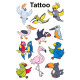 Uzlīmes tetovējumi 56762 (papagaiļi), Avery Zweckform
