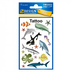 Uzlīmes tetovējumi 56765 (vaļi un delfīni), Avery Zweckform