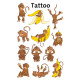 Uzlīmes tetovējumi 56766 (pērtiķi), Avery Zweckform