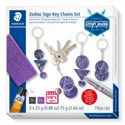 Design Journey Trend Set Zodiac Sign Keychain, Staedtler