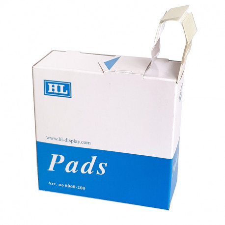 Abpusējas līmlentes kvadrātiņi Pads, HL Display