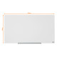 Nobo Widescreen 45" Glass Whiteboard, 1000x560mm