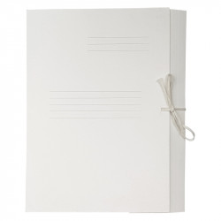 Cardboard Folder with Flaps Cotton Ribbon A4, ABC Jums