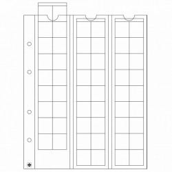 Coin Sheets Optima ⌀20 mm 5 Pcs Leuchtturm