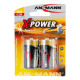 Baterijas X-Power C 1.5V 2gab., Ansmann