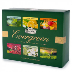 Evergreen Selection of 6 Green Teas Ahmad Tea
