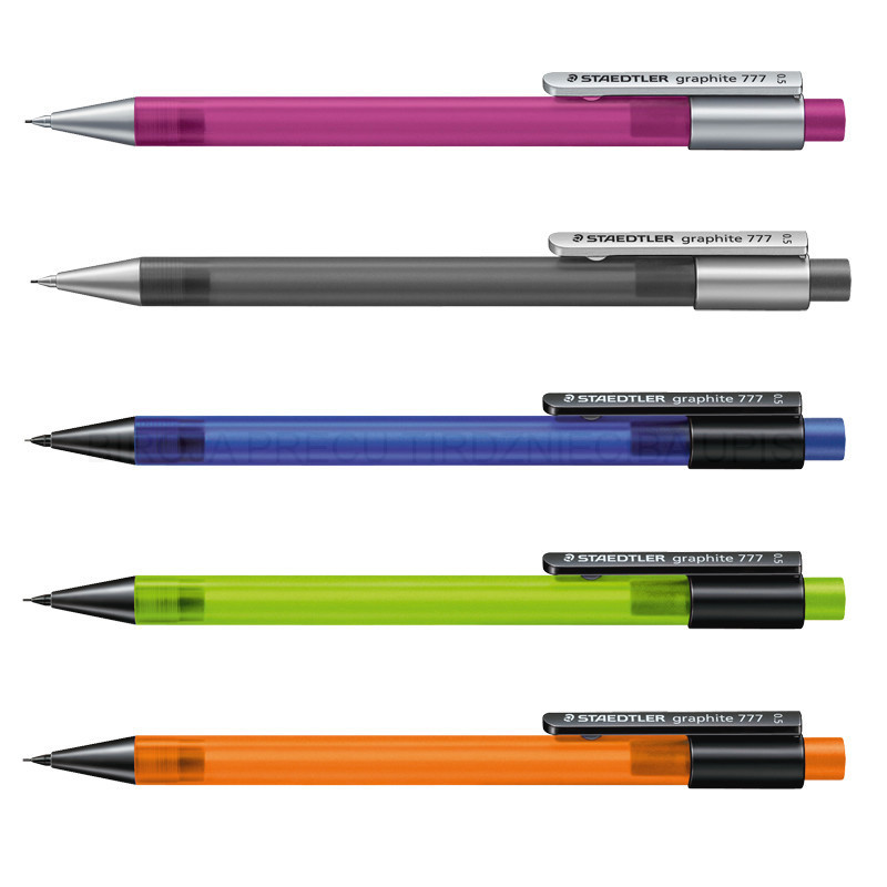 Карандаш 0.5 мм. Mechanical Pencil 0.5 mm. Карандаш механический Staedtler Graphite 777 05-8, 0.5мм, с ластиком, корпус серый. Многоразовый карандаш многоразовый карандаш. Mechanical Pencil 0.5.