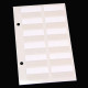 Atdalītāji Index Tabs balti 12 x 40 mm 48 gab., 3L