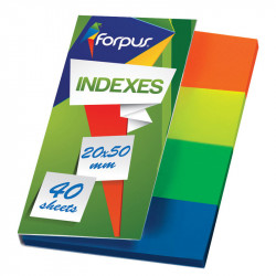 Plastic Indexes 20 x 50 mm, Forpus