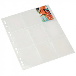 Bantex 2.5x3.5 collectors card pockets, A4 archival PP