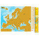 Scratch-off map Europe, Jāņa Sēta