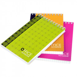 Spiral-binded notepad A6 Squared 90 Sheets, ABC Jums