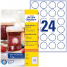 Removable Labels ⌀40mm, Avery Zweckform