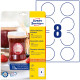 Removable Labels ⌀65mm, Avery Zweckform
