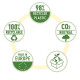 Leitz Recycle Waste Paper Bin 15l, CO2 neutral