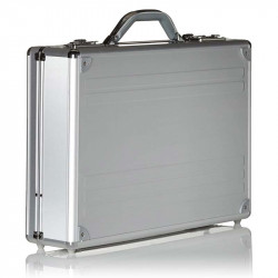 Attache Case Maxi Alu, Rillstab