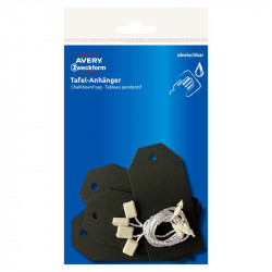 Chalkboard Tags 80 x 40 mm, Avery Zweckform