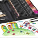 Sketching & Colouring Set 96 pcs., Nassau Fine Art