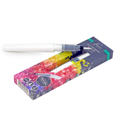 Glitter Brush Markers 2 pcs., Nassau Fine Marker