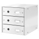 Drawer Cabinet Click & Store Leitz WOW 3 drawers