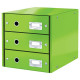 Drawer Cabinet Click & Store Leitz WOW 3 drawers